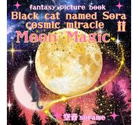 fantasy picture book Blak cat named Sora cosmic miracle book2 Moon Magic: Moon Magic