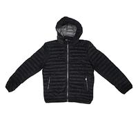 Fantasy Piumino Ecologico Giacca Leggera Cappuccio 100 grammi Uomo (Nero, L 48 IT Uomo)