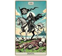 Fantasy Puzzles Death XIII Tarot Puzzle In Legno 250 Pezzi 3D