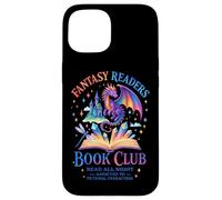 Fantasy Readers Book Club Personaggi dipendenti Custodia per iPhone 15