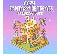 FANTASY RETREATS: Cozy Retreats Coloring Book With Tiny Space Scenes, Cute Spots, Romantic Vibes And Cozy Places For Relaxation And Joy
