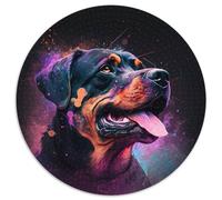 Fantasy-Rottweiler-Puzzle für Erwachsene,1000 Teile,Unmögliches Puzzle für Erwachsene,Herausforderndes Denkspiel für Teenager,Perfekt für die Heimdekoration oder als Geschenk,1000 Teile (67,5x67,5cm)