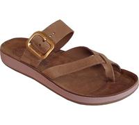 Fantasy Sandals - Flex Sole Technology - Discover the BUBBLE EFFECT - Sandali in Pelle Leggeri e morbidi - COSTANTIA MOKKA 36
