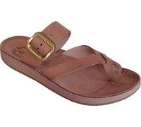 Fantasy Sandals - Flex Sole Technology - Discover the BUBBLE EFFECT - Sandali in Pelle Leggeri e morbidi - COSTANTIA CAPPUCCINO 40