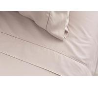 Fantasy Sateen Modern Taupe - Set di lenzuola per letto da 180 a 260 x 280 cm, con 2 cuscini, 50 x 110 cm