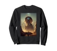 Fantasy Sci-Fi Ambiente Meccanico Sole Doomsday Felpa