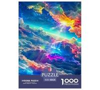 Fantasy Sea of Clouds Puzzle 1000 Pezzi Fantasy World - Puzzle Artistico Raffinato, Relax & Concentrazione, Poster Inclusi, Regalo Bello - 38x26cm/1000pcs