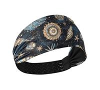 Fantasy Sea Shells no slip archetto titolare organizzatore fasce elastiche per capelli da donna per il basket lavaggio viso Pallavolo tennis