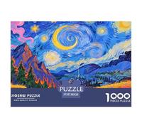 Fantasy Space Puzzle 1000 Pezzi Wonderful Sky - Attività Antistress Serale, Design Raffinato, Poster Incluso, 38x26cm/1000pcs