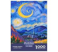 Fantasy Space Puzzle 1000 Pezzi Wonderful Sky - Attività Creativa Elegante, Relax Intelligente, Poster Incluso - 38x26cm/1000pcs