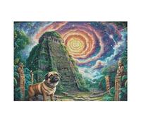 Fantasy Starry Sky Forest Secret Realm Puzzle 300 Pezzi Rompicapo Relax Adulti Premium Pressione Ridotta Dopo Il Lavoro Sfida Educativa Idea Regalo Festa Aziendale 300 PCS