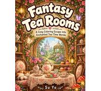 Fantasy Tea Rooms: A Cozy Coloring Escape into Enchanted Tea-Time Worlds