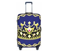 Fantasy Tiara - Copertura protettiva per trolley e valigie, antigraffio, 45-81 cm, adatta per viaggi, viaggi di lavoro, bianco, M