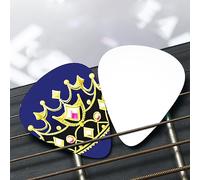 Fantasy Tiara Patterned set di plettri per chitarra - (sottile/medio/spesso), ampiamente compatibile con tutti i tipi di strumenti a corda,
