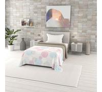 FANTASY Trapuntino Estivo in Microfibra, made in Italy, Piazza e mezza: 220x270cm, Molecole