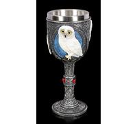 Fantasy Trinkkelch - Notte Gufo Mistico Tazza Inserto IN Acciaio Inossidabile