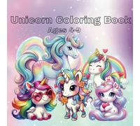 Fantasy Unicorn Coloring Book: Cute unicorns coloring book for girls age 4-9 years