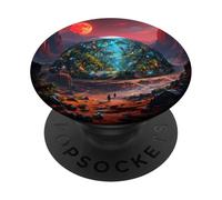 Fantasy Vetro Dome Deserto PopSockets PopGrip Adesivo