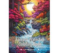 Fantasy Waterfall Coloring Book