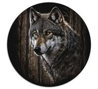 Fantasy-Wolf-Puzzle 1000 Teile für Erwachsene, schwierige Puzzles für Erwachsene, Familieninteraktion und lustiges Geschenk, lebendiges abstraktes Design, 1000 Teile (67,5x67,5cm)