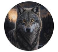 Fantasy-Wolf-Puzzle für Erwachsene, 1000 Teile, schwierige Puzzles für Erwachsene, Geschenk, DIY-Spaß, geeignet für die Dekoration von Zuhause, Wohnzimmer, Büro, 1000 Teile (67,5x67,5cm)