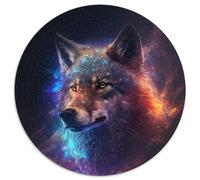 Fantasy-Wolf-Puzzle für Erwachsene, 1000-teiliges Puzzle für Erwachsene, perfekt für Teenager und Familienspaß, ideales Geschenk zum Geburtstag, 1000 Teile (67,5x67,5cm)
