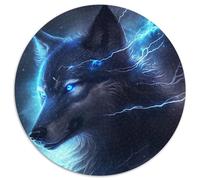 Fantasy-Wolf-Puzzle für Erwachsene, 1000-teiliges Puzzle für Erwachsene, perfekt für Teenager und Familienspaß, ideales Geschenk zum Geburtstag, 1000 Teile (67,5x67,5cm)