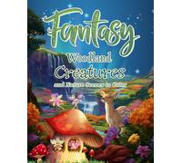 Fantasy Woodland Creatures and Nature Scenes to Color: Intricate and Fussy Designs of Magical Animals, Fairies, and Forest Landscapes for Relaxation and Stress Relief