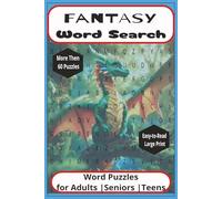 Fantasy Word Search Book: 720 Mythical-Creature Word Searches - Fun Puzzle Book for Fantasy Lovers & Puzzle Fans