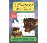 Fantasy Word Search: Fantasy Word Search Puzzle Book Word Searches with Easy to Read Print about Fantasy, Dragons, Fairies, and More | 6x9 inches, 110 ... Gift for Vacations, Holidays and Free Times
