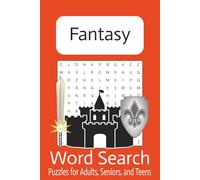 Fantasy Word Search Puzzle Book: Word Searches with Easy to Read Print about Fantasy, Medieval Fiction, and More | 6x9 inches, 110 pages | 50+ Puzzles... Gift for Vacations, Holidays, and Free Times