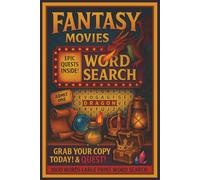Fantasy word search puzzles: The Ultimate Large Print Stress Relief Fantasy Movies Word Find For Adult, Seniors Teens