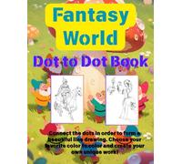 Fantasy World Dot To Dot Coloring books for Adults Relaxation.It contains 48 pictures of ankylosaurus,truceratops and other pictures,Large Print Size.This book size is 8.5*11 inches.