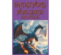 Fantasy World Word Search Hard Puzzle: Brain games for Seniors, Adults & Teens | Medium word search book | Perfect fun puzzles with solutions | Gift ... | Engaging, Challenging & Screen free Fun