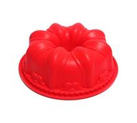 FantasyDay 24 cm Fiore Stampi in Silicone per Dolci, Antiaderente Natale Stampo Torta Muffin Sapone Cake Mold per Cubetti Ghiaccio Biscotti, Cioccolato, Tortini, Gelatina, Dolci, Cheesecake, Mouss