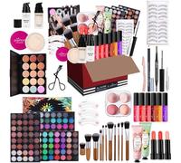 FantasyDay Calendario dell'Avvento 2025 Beauty, Kit di Bellezza Cosmetici Kit per Occhi, Viso e Labbra - Set di Trucchi con Correttore, Rossetti, Lucidalabbra, Palette Ombretti, Mascara, Trousse, Fard