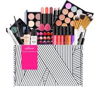 FantasyDay Calendario dell'Avvento 2025 Beauty, Kit di Bellezza Cosmetici Kit per Occhi, Viso e Labbra - Set di Trucchi con Correttore, Rossetti, Lucidalabbra, Palette Ombretti, Mascara, Trousse, Fard