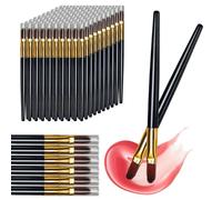 FantasyDay Pennelli usa e getta per labbra, set da 100 mini applicatori per labbra, ombretto, pennelli portatili per lucidalabbra per applicare facilmente il trucco delle labbra in modo uniforme, non