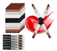 FantasyDay Pennelli usa e getta per labbra, set da 100 pezzi, mini applicatore a doppia testa, bacchette per ombretto, pennello portatile per applicare facilmente il trucco delle labbra in modo