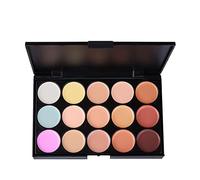 FantasyDay Professionale 15 Colori Coprenza Elevata a Lunga Tenuta Correttore Crema Concealer Palette Contouring Viso Correttori Fondotinta Camouflage Makeup Gift Set per Hide Occhiaie e Imperfezioni