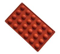 FantasyDay® Stampo in Silicone per Dolci a Forma di Palla Rotonda, 2 Pezzi Silicone Muffin Sapone Handmade Stampi per Cubetti di Ghiaccio, Biscotti, Tortini, Cioccolato, Dolci