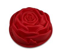 FantasyDay® Stampo in Silicone per Dolci a forma di Rosa, 1 pezzi Silicone Muffin Sapone Handmade Stampi per Cubetti di Ghiaccio, Biscotti, Tortini, Cioccolato, Dolci - silicone antiaderente