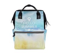 FANTAZIO Borsa Mummia Zaino Ciao Estate Acquarello Stile Borsa Scuola