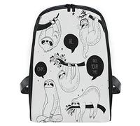 FANTAZIO Sloth Life Sketching Slim Zaino da viaggio per bambini