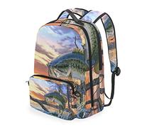 FANTAZIO Zaini Big Fish con borsa a tracolla staccabile