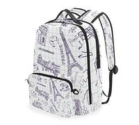 FANTAZIO Zaini e Borsa Croce Disegno Parigi Scuola Set