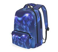 FANTAZIO Zaini Fairy Unicorn con Sparkles con borsa a tracolla staccabile
