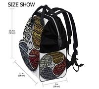 Fantazio zaini Psychedelic mandala scuola zaino in tela 4 OneSize