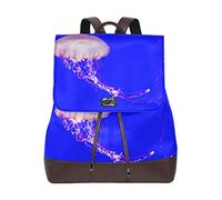 FANTAZIO Zaini Soft Jellyfish Borsa Scuola Pelle Daypack