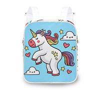 FANTAZIO ZAINO BIANCO Unicorn borsa scuola borsa a tracolla